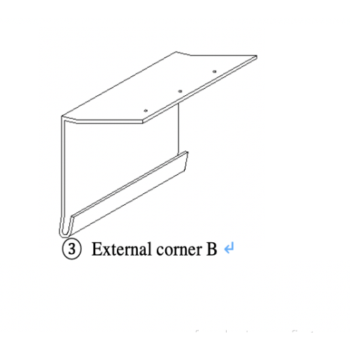 Enceinte en métal